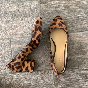 Talbots Leopard Cheetah Block Heels